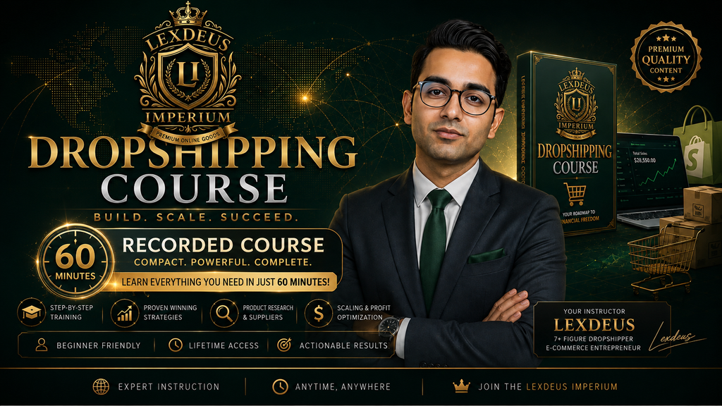 ✨Dropshipping Complete Course🎓